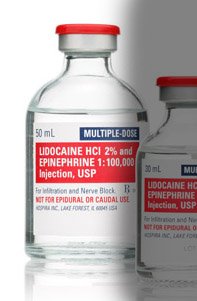 Lidocaine HCl / Epinephrine 2% - 1:100,000 Infil .. .  .  